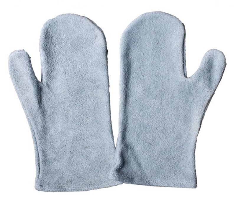 economic bbq gloves one piece leather back