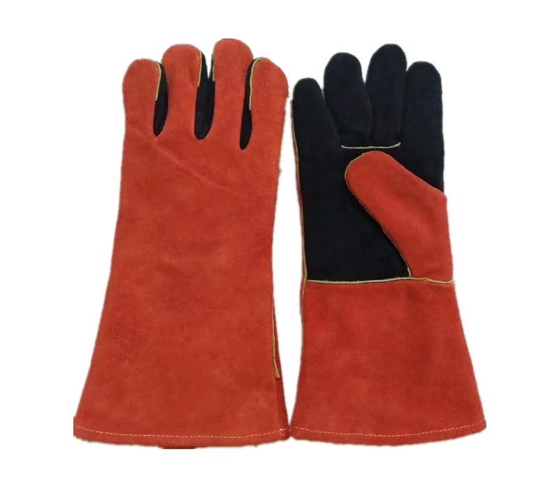 premium split cowhide welding gloves